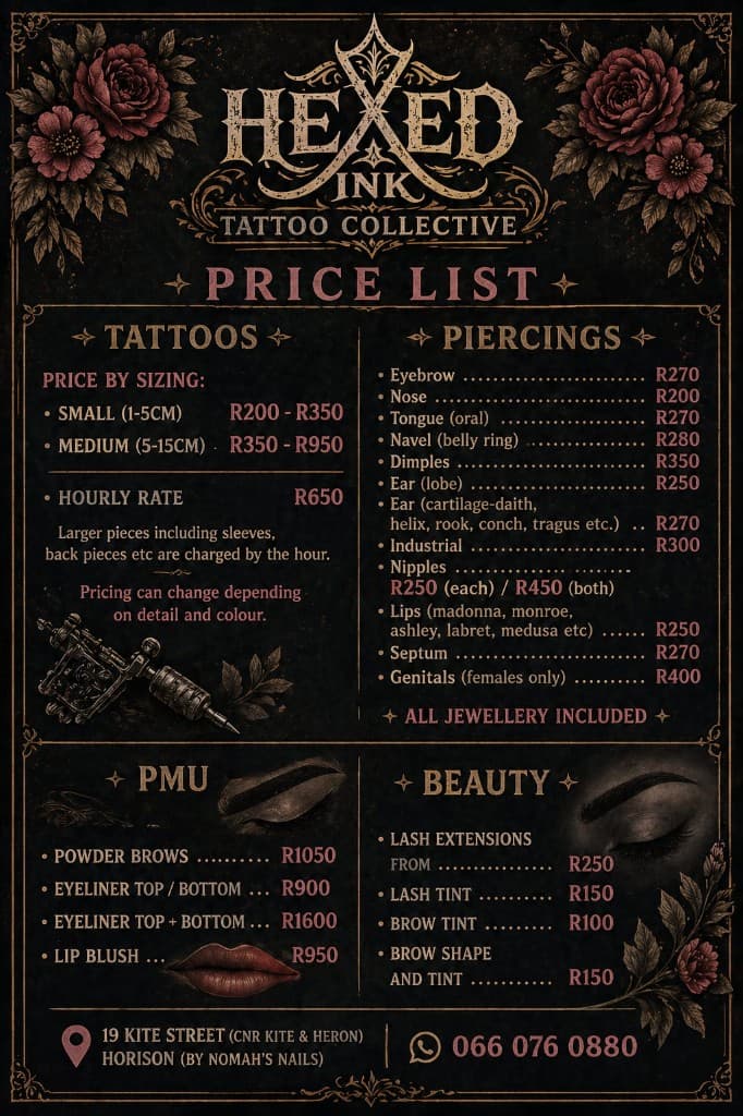 Hexed Ink price list